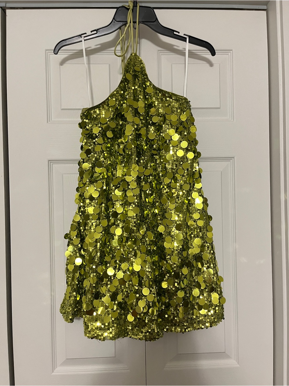 Fluorescents Halter Mini Dress Green - Picture 3 of 7
